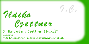 ildiko czettner business card